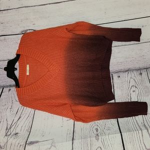 Haper cropped sweater size Medium ombre